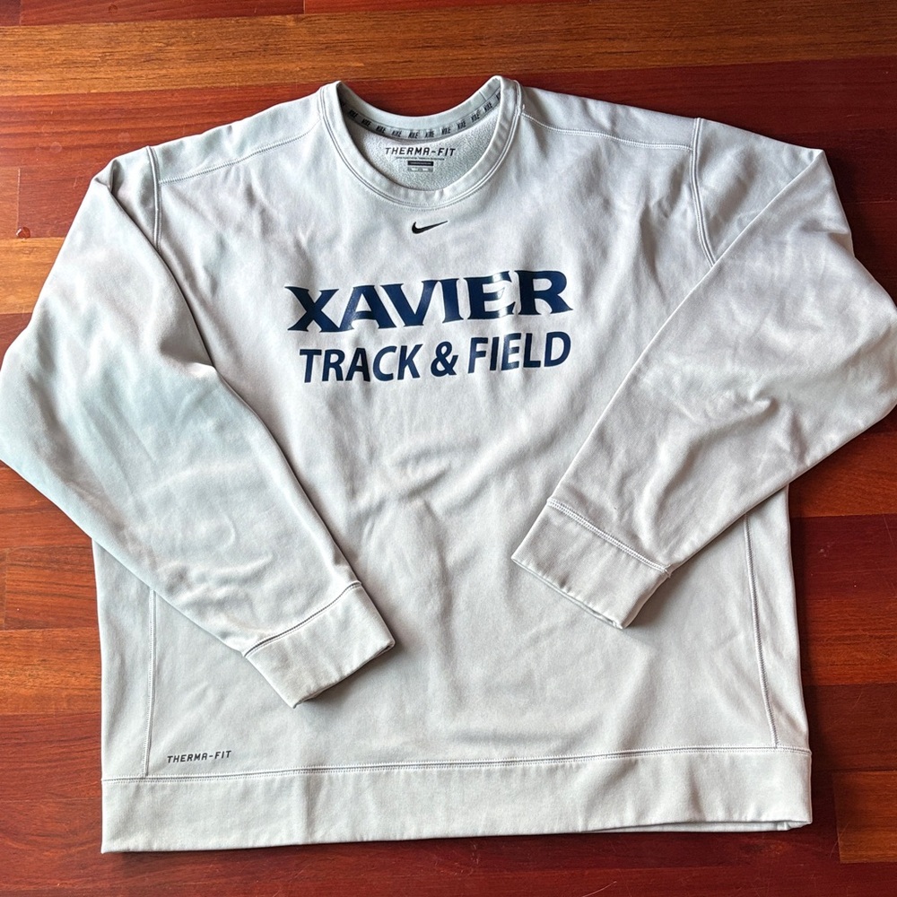 Xavier University (OH) Track & Field Fleece Unisex Sweatshirt - NWOT - Picture 1 of 8